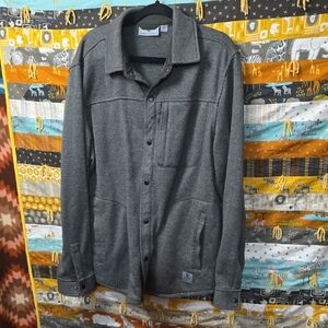 Men's XL Rugged Elements Fleece Lined Gray Jacket